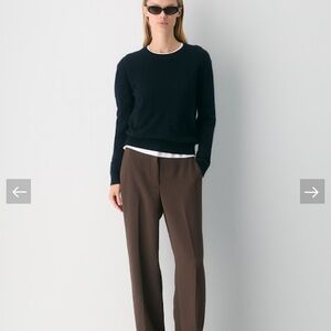 Aritzia Brown Crepette Trousers Size 4